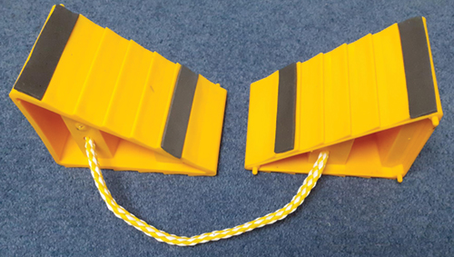 Yellow Plastic Chocks