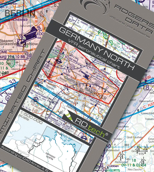 2024 Germany North VFR Chart 1:500 000 - Rogersdata