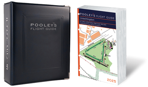 Image 0 of Pooleys 2025 United Kingdom Flight Guide – Loose-leaf with Binder