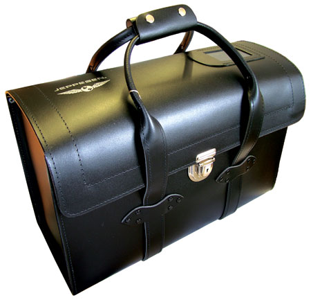 leather pilot case