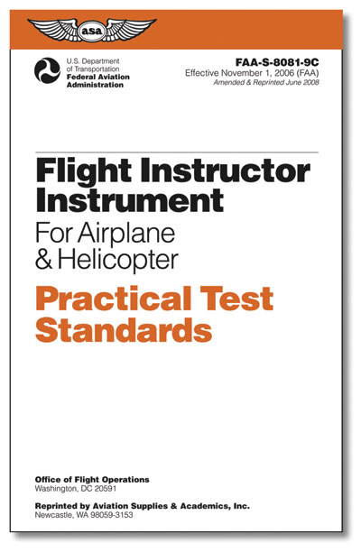 Practical Test Standards: CFI - Instrument