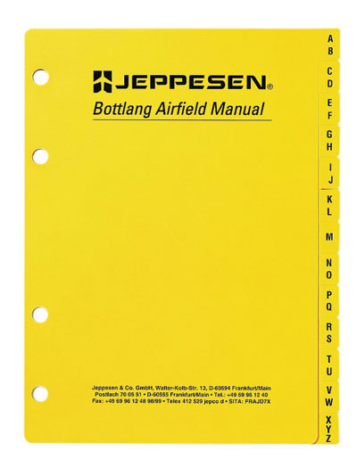 Jeppesen VFR Alphabetical Tabs