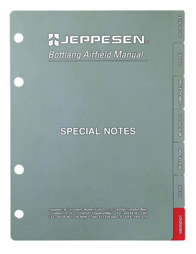 Jeppesen VFR Sectional Tab Set