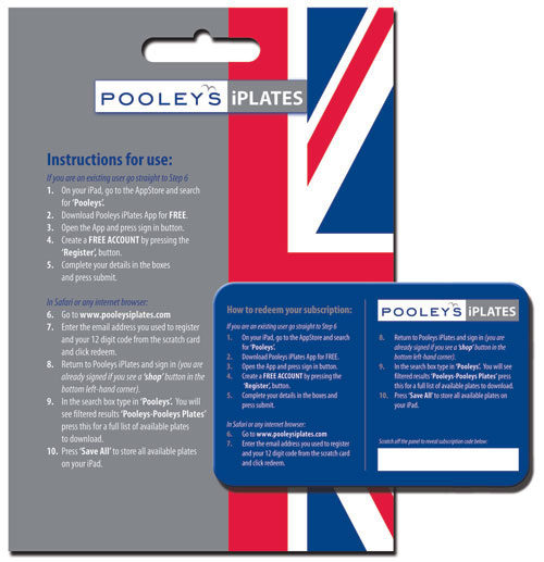 Pooleys iPlates | NFG020-I | Pooleys UK iPlates 1 Year Subscription ...