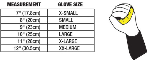 nomex flight gloves sizing