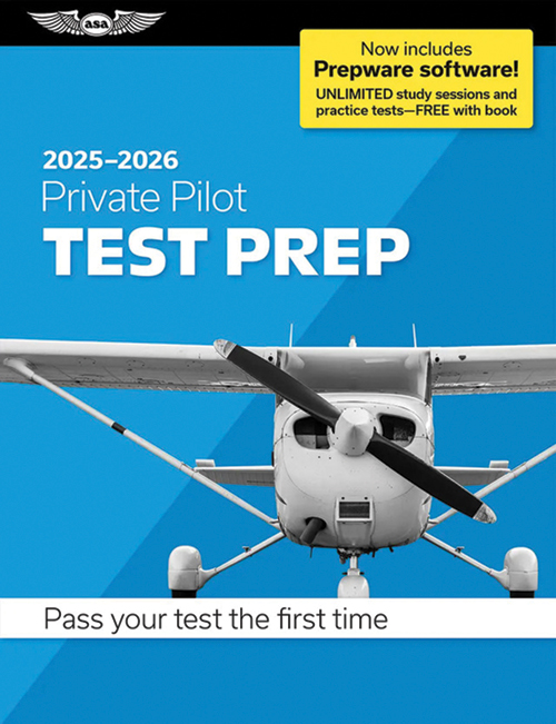 Image 0 of 2025-2026 Private Pilot Test Prep with Prepware Software