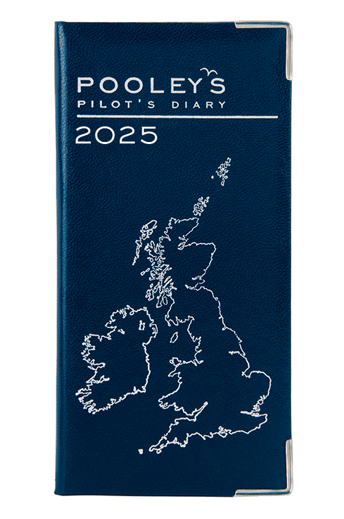 Image 0 of Pooleys Pilots Diary 2025 – Blue